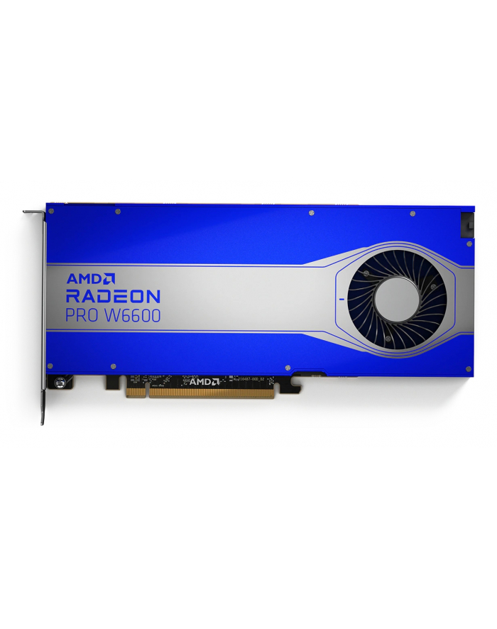 Karta graficzna AMD Radeon W6600 8GB GDDR6  4x DisplayPort  130W  PCI Gen4 x16  HDR Support  8K Support główny