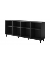 cama meble Komoda ETNA 200x42x82 czarny mat + dąb craft - nr 4