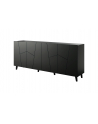 cama meble Komoda ETNA 200x42x82 czarny mat - nr 1