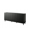 cama meble Komoda ETNA 200x42x82 czarny mat - nr 6