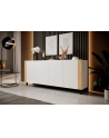 cama meble Komoda FARO 200x42x82 biały mat + dąb craft - nr 3