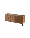 cama meble Komoda JUNGLE 152x40 5x74 5 dąb wotan + czarne nóżki - nr 4