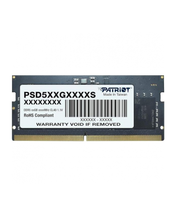 patriot memory PATRIOT SIGNATURE SO-DIMM DDR5 16GB 4800MHz 1 Rank