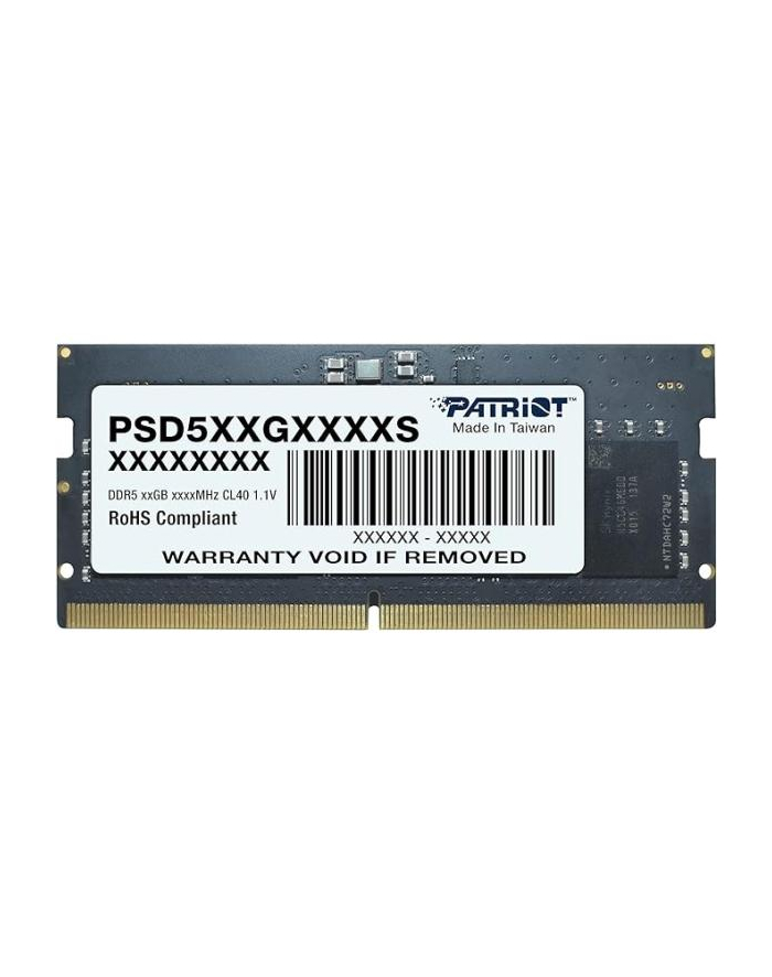 patriot memory PATRIOT SIGNATURE SO-DIMM DDR5 16GB 4800MHz 1 Rank główny