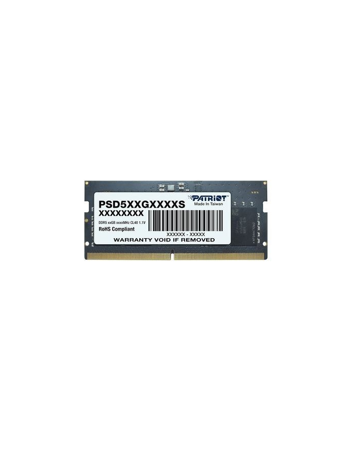 patriot memory PATRIOT SIGNATURE SO-DIMM DDR5 16GB 5600MHz 1 Rank główny