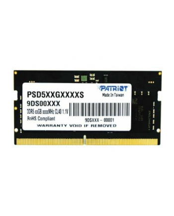 patriot memory PATRIOT DDR5 32GB SIGNATURE 4800MHz SO-DIMM