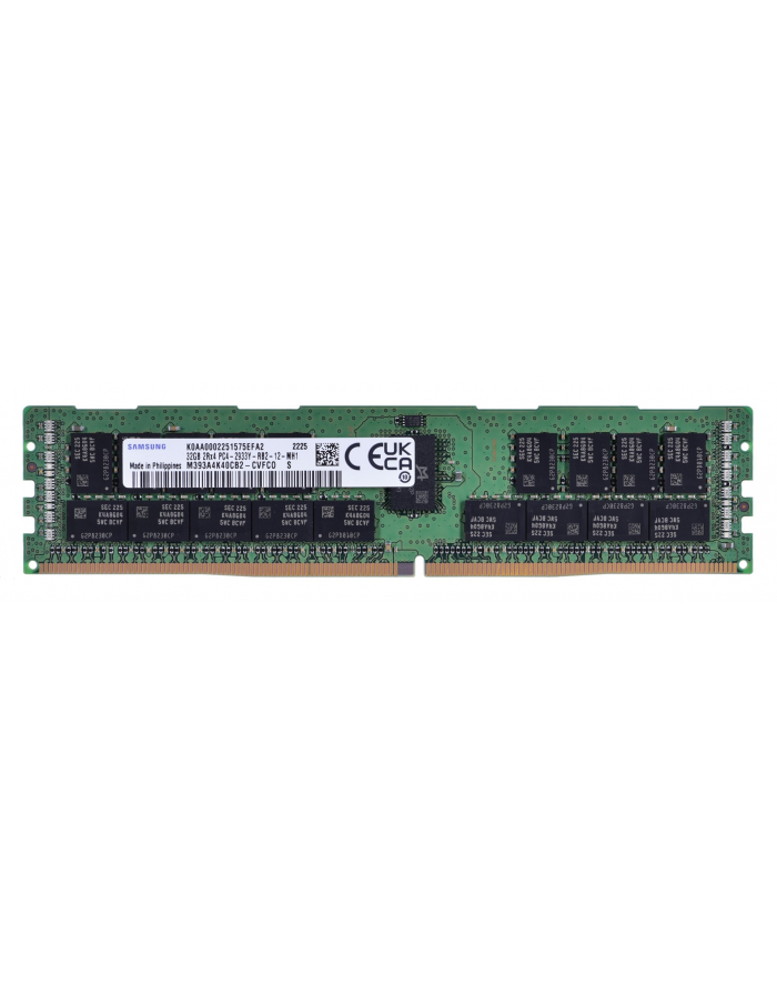 samsung semiconductor Samsung RDIMM 32GB DDR4 2Rx4 2933MHz PC4-23400 ECC REGISTERED M393A4K40CB2-CVF główny