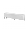 cama meble Szafka RTV JUNGLE 190x40 5x59 5 biały mat + czarne nóżki - nr 7