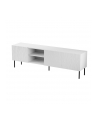 cama meble Szafka RTV JUNGLE 190x40 5x59 5 biały mat + czarne nóżki - nr 8
