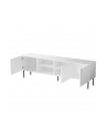 cama meble Szafka RTV JUNGLE 190x40 5x59 5 biały mat + czarne nóżki - nr 9