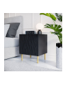 cama meble Szafka nocna 2szt JUNGLE 53 5x40 5x44 czarny mat + złote nóżki - nr 3