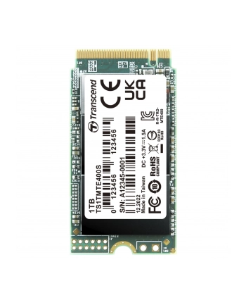 TRANSCEND 1TB M.2 2242PCIe Gen3x4 NVMe 3D TLC DRAM-less