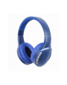 GEMBIRD Słuchawki stereofoniczne Bluetooth kolor niebieski - nr 1