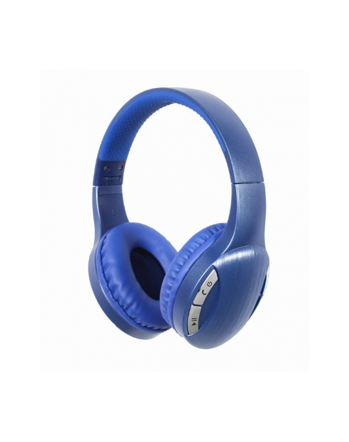 GEMBIRD Słuchawki stereofoniczne Bluetooth kolor niebieski główny