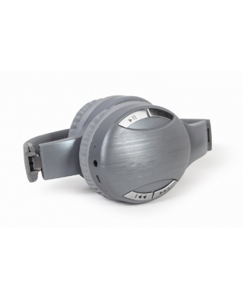 GEMBIRD Słuchawki stereofoniczne Bluetooth kolor srebrny