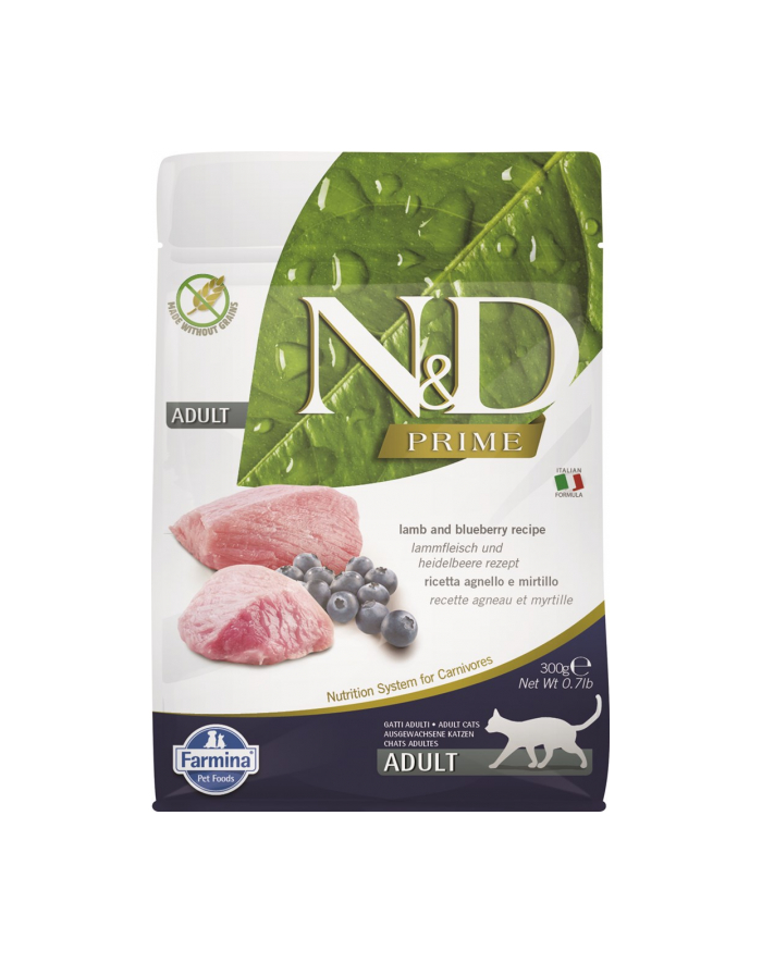 FARMINA N'D PRIME CAT LAMB'BLUEBERRY ADULT 300G główny