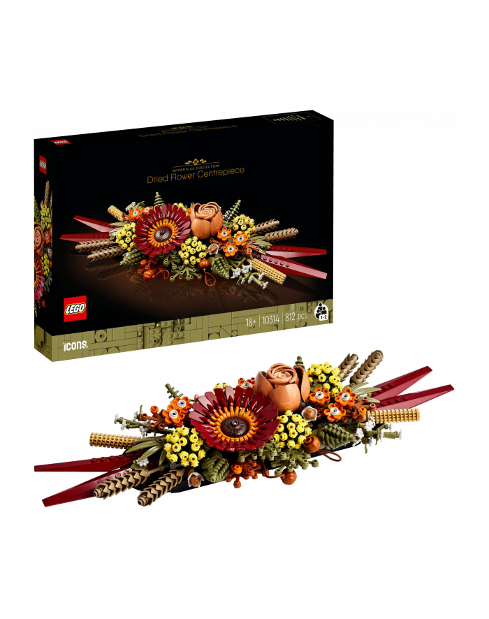 LEGO Icons 10314 Stroik z suszonych kwiatów główny