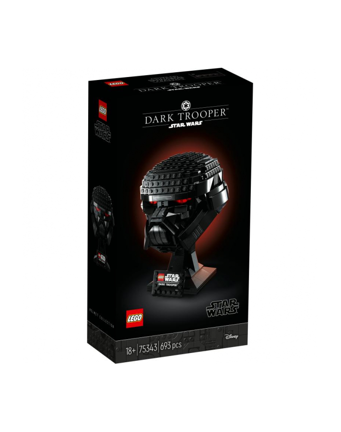 LEGO Star Wars 75343 Dark Trooper Helm główny