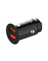 TECHLY Mini Car Charger 2 Ports USB-A Fast Charge 36W in Black Metal - nr 2