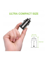 TECHLY Mini Car Charger USB-A and USB-C Fast Charge 3.0 38W Black Metal - nr 11