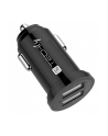 TECHLY Mini Car Charger 2 USB-A Ports 12W / 2.4A Black - nr 10