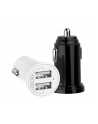 TECHLY Mini Car Charger 2 USB-A Ports 24W / 4.8A Black - nr 11