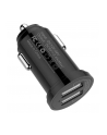 TECHLY Mini Car Charger 2 USB-A Ports 24W / 4.8A Black - nr 9