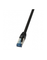 LOGILINK CQ6025S Patchcable PUR Cat.6A S/FTP Kolor: CZARNY 0.5m - nr 1