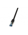 LOGILINK CQ6025S Patchcable PUR Cat.6A S/FTP Kolor: CZARNY 0.5m - nr 2