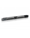 Patch panel 16 port 1U kat.5e czarny - nr 9