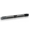 Patch panel 16 port 1U kat.5e czarny - nr 21