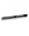 Patch panel 16 port 1U kat.5e czarny - nr 4