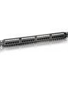 Patch panel 24 port 1U kat.5e czarny - nr 17