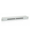 Patch panel 16 port 1U kat.6  ekranowany szary - nr 11