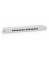 Patch panel 16 port 1U kat.6  ekranowany szary - nr 41