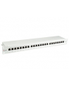 Patch panel 24 port 1U kat.6 ekranowany szary - nr 3