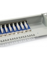 Patch panel 24 port 1U kat.6 ekranowany szary - nr 48