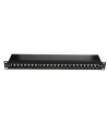 Patch panel 16 port 1U kat.6  ekranowany czarny - nr 1