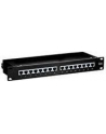 Patch panel 16 port 1U kat.6  ekranowany czarny - nr 23