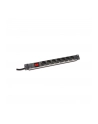 Listwa zasilająca PDU 19'''', 1U, 7 gniazd, moc: 16A, 4000W, aluminiowa, włącznik, 2m - nr 24