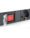 Listwa zasilająca PDU 19'''', 1U, 7 gniazd, moc: 16A, 4000W, aluminiowa, włącznik, 2m - nr 6