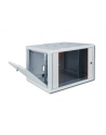 Szafka wisząca 19'''', 7U 600x450mm, RAL 7035 zmontowana - nr 8