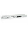 Patch panel 16 port 1U kat.6  ekranowany szary - nr 13