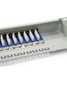 Patch panel 24 port 1U kat.6 ekranowany szary - nr 38