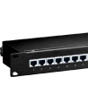 Patch panel 24 port 1U kat.6  ekranowany czarny - nr 14