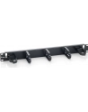 Organizer kabli 19''1U czarny - nr 12