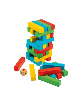 Rainbow Tower Wooden classic gra 59007 TACTIC