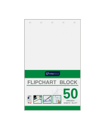 Blok do flipcharta 64x100cm 50 kartek gładki INTERDRUK