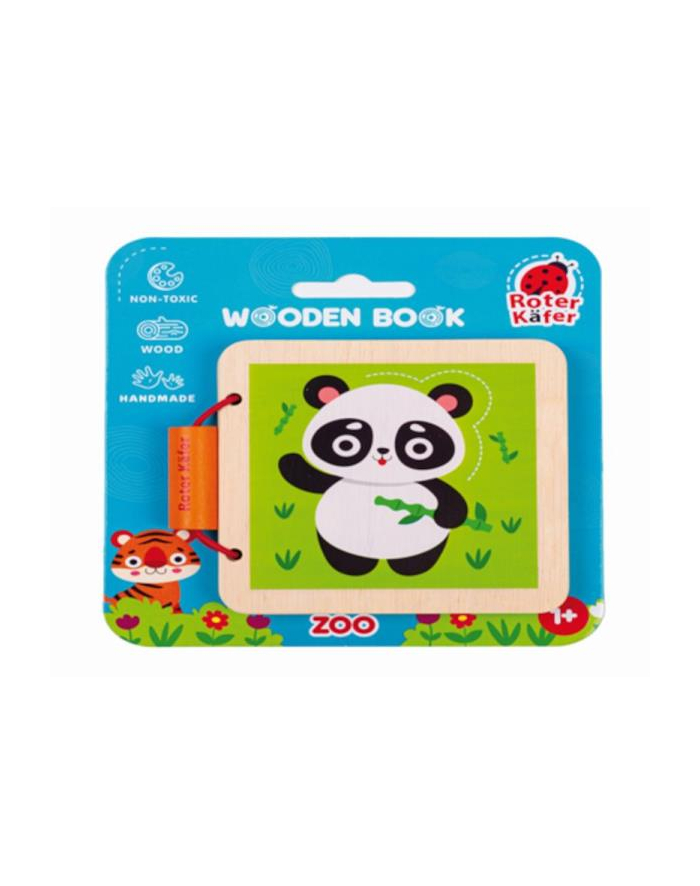 czerwonyer kafer Drewniana książeczka Zoo RW3030 główny