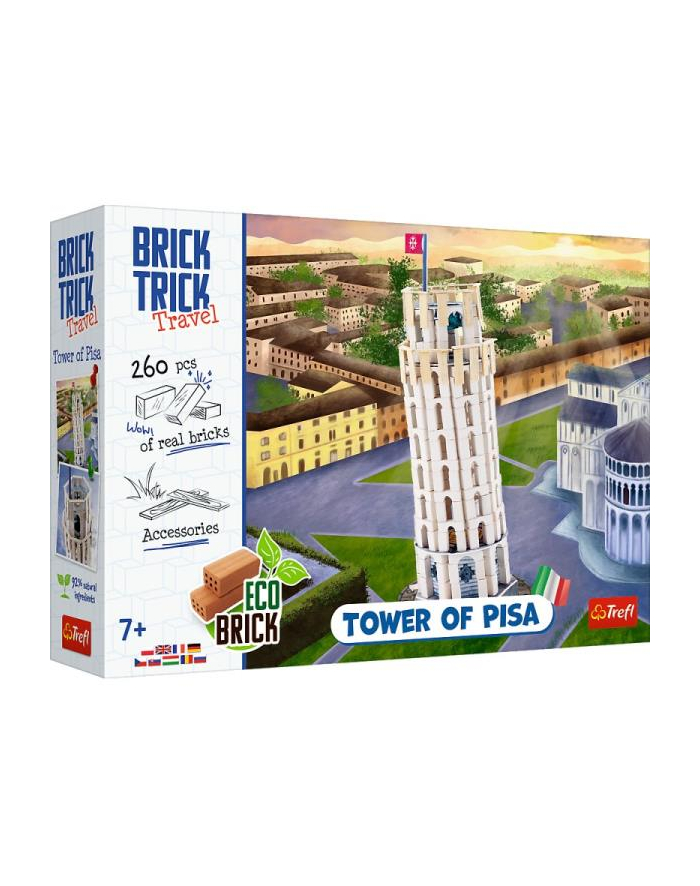 trefl Klocki Brick Trick Podróże - Krzywa Wieża w Pizie 61610 główny